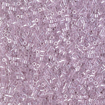 DBS1472: Transparent Pale Rose Luster 15/0 Miyuki Delica Bead 