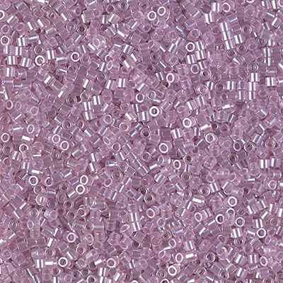 DBS1473: Transparent Pale Orchid Luster 15/0 Miyuki Delica Bead - Discontinued 