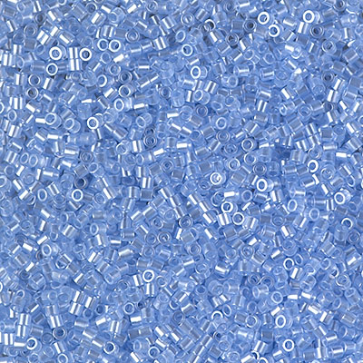 DBS1475-1: Transparent Pale Sky Blue Luster 15/0 Miyuki Delica Bead 