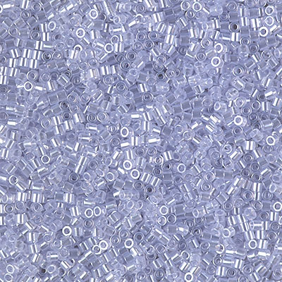 DBS1476: Transparent Pale Amethyst Luster 15/0 Miyuki Delica Bead - Discontinued 