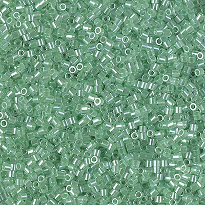 DBS1483: Transparent Mint Luster 15/0 Miyuki Delica Bead 
