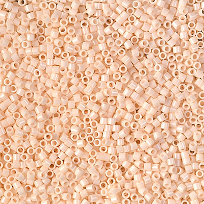 DBS1492-1: Opaque Light Peach 15/0 Miyuki Delica Bead 