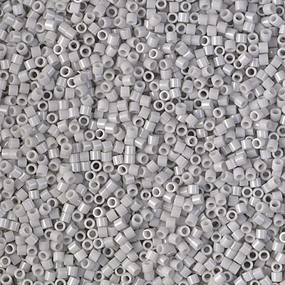 DBS1498: Opaque Light Smoke 15/0 Miyuki Delica Bead 