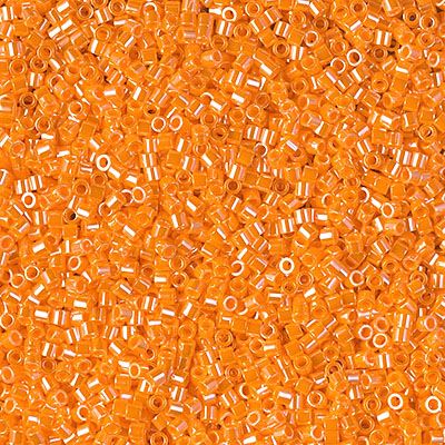 DBS1563: Opaque Mandarin Luster 15/0 Miyuki Delica Bead 