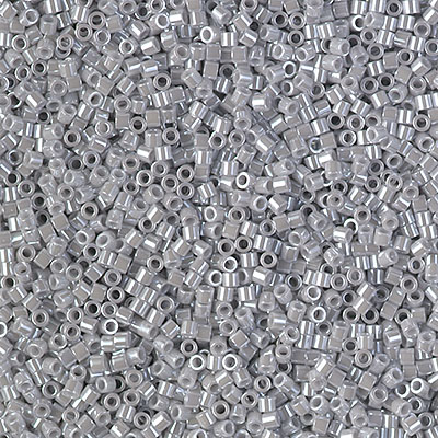 DBS1570: Opaque Ghost Gray Luster 15/0 Miyuki Delica Bead 