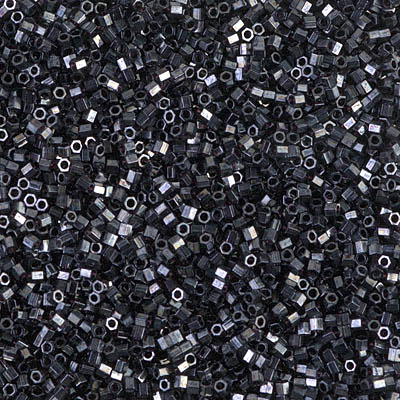 DBSC-0001:  Gunmetal Cut 15/0 Miyuki Delica Bead 