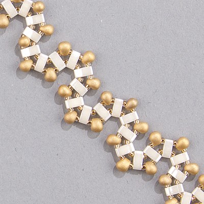 DP-193F:  Miyuki 3.4mm Drop Bead Matte 24kt Gold Light Plated - DP-193F*