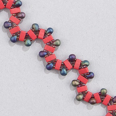 DP-401FR:  Miyuki 3.4mm Drop Bead Matte Black AB - DP-401FR*