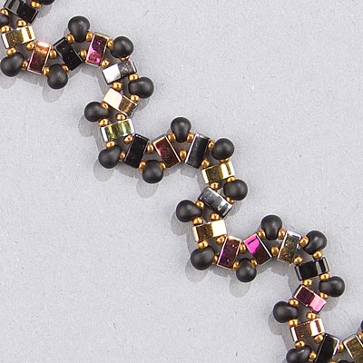 DP-401F:  Miyuki 3.4mm Drop Bead Matte Black - DP-401F*