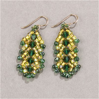 DP-4507:  Miyuki 3.4mm Drop Bead Transparent Green Picasso - DP-4507*