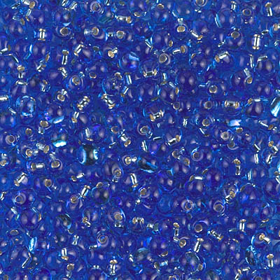 DP28-19:  Miyuki 2.8mm Drop Bead Silverlined Sapphire 