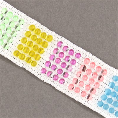 DPF-10:  Miyuki 3.4mm Drop Bead Mint Green Lined Crystal - DPF-10*