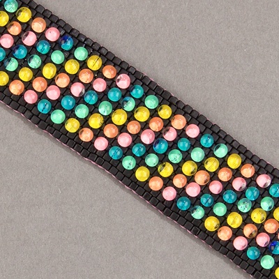 DPF-27:  Miyuki 3.4mm Drop Bead Apricot Lined Chartreuse - DPF-27*