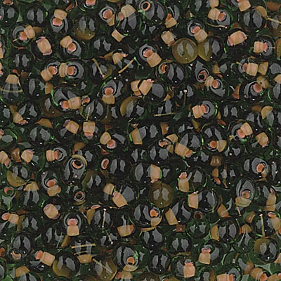 DPF-59:  Miyuki 3.4mm Drop Bead Pumpkin Lined Olive 