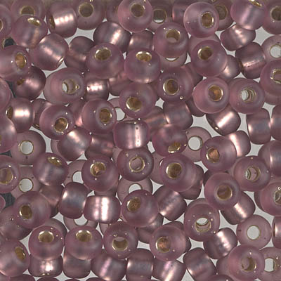 E-13F:  5/0 Matte S/L Dk Smoky Amethyst Miyuki Seed Bead (was E-153S/F) 