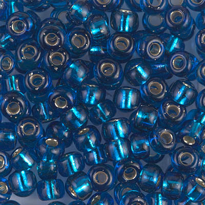 E-25:  5/0 S/L Capri Blue Miyuki Seed Bead (was E-149S) 