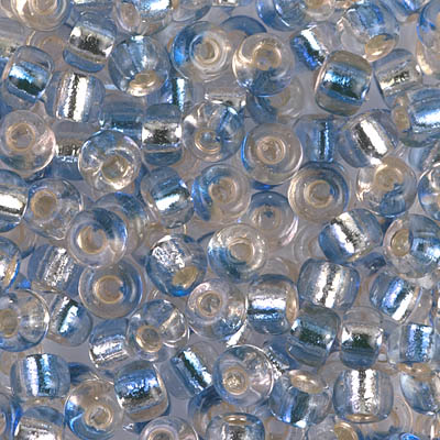E-3276:  5/0 Rococo Silverlined Rose Light Sapphire Miyuki Seed Bead 