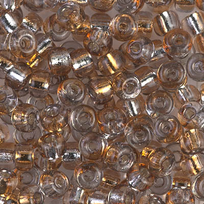 E-3288:  5/0 Rococo Silverlined Dark Topaz Crystal Miyuki Seed Bead 