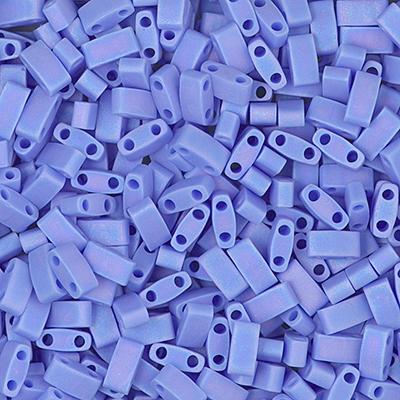 HTL-417L/FR:  Matte Op Periwinkle AB Miyuki Half Tila 