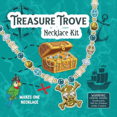 Kids Beading WIre Necklace Kit - Treasure Trove 