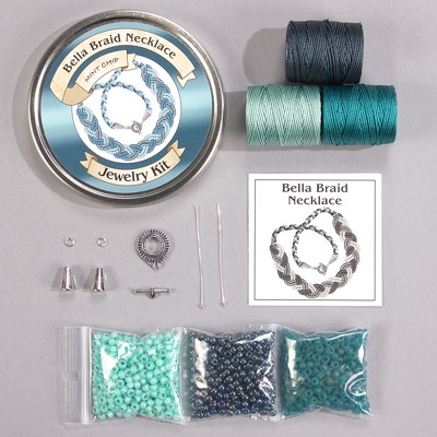 Bella Braid Necklace Kit - Mint Chip 