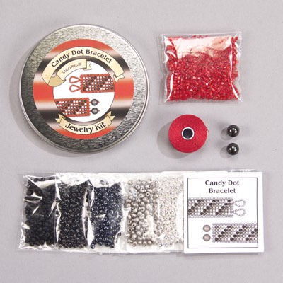 Candy Dot Bracelet Kit - Licorice 