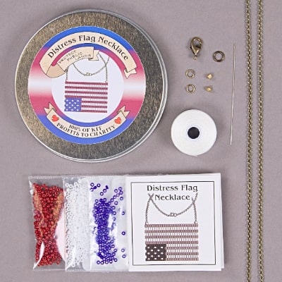 Distress Flag Necklace Kit - Protect Public Lands 