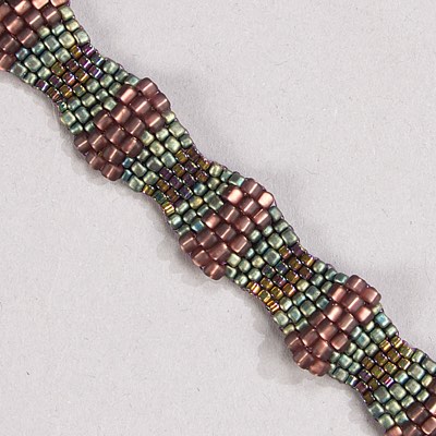 Triangle Waves Bracelet Kit - Amethyst Garden - KIT-TRW-AM