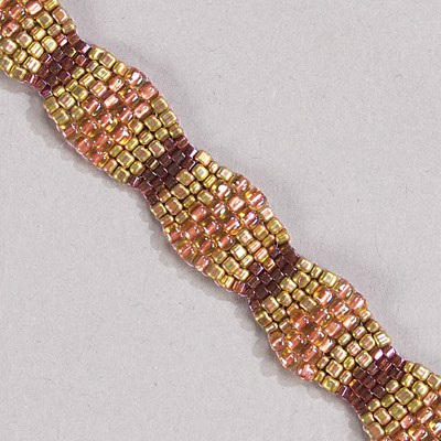 Triangle Waves Bracelet Kit - Golden Peach - KIT-TRW-GP