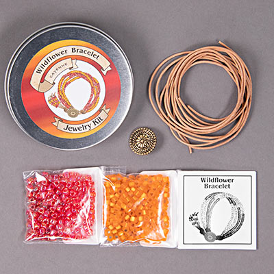 Wildflower Bracelet Kit - Cayenne 
