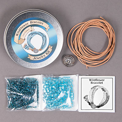 Wildflower Bracelet Kit - Chicory 