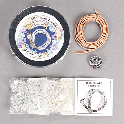 Wildflower Bracelet Kit - Chamomile 