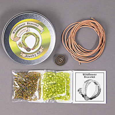Wildflower Bracelet Kit - Cilantro 