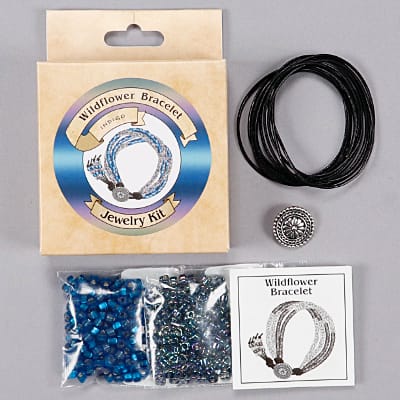 Wildflower Bracelet Kit - Indigo 