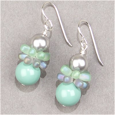 LDP-2134F:  Miyuki 3x5.5mm Long Drop Bead Matte Sea Glass Green AB - Discontinued - LDP-2134F*