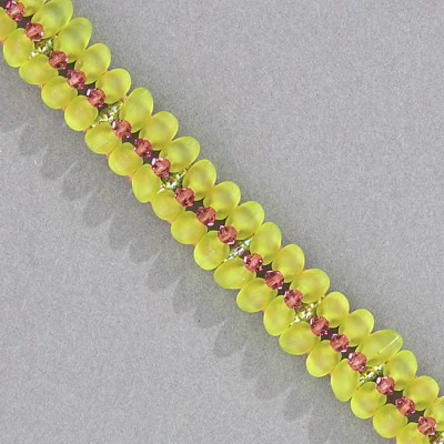 LMA-143F:  Miyuki 4x7mm Long Magatama Matte Transparent Chartreuse - LMA-143F*