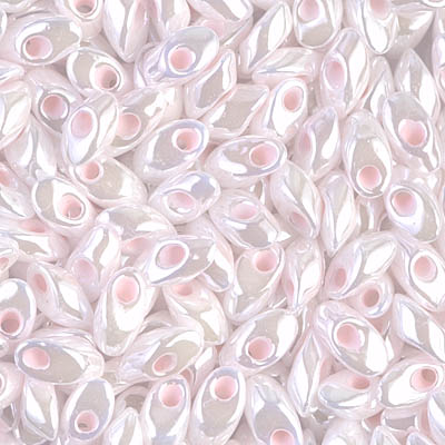LMA-427:  Miyuki 4x7mm Long Magatama Light Rose Pearl Luster 