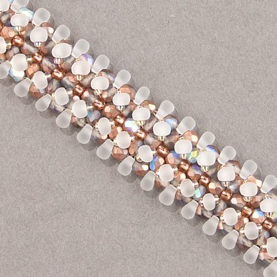 MA4-131F:  Miyuki 4mm Magatama Matte Crystal - MA4-131F*