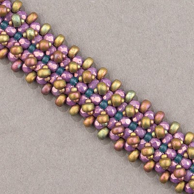 MA4-2035:  Miyuki 4mm Magatama Matte Metallic Khaki Iris - MA4-2035*