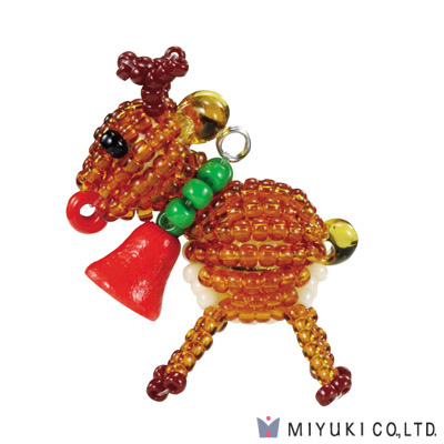 MFX-44:  Reindeer - Miyuki Xmas Mascot Fan Kit #44 