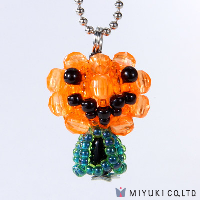 MFX-46:  Pumpkin - Miyuki Halloween Mascot Fan Kit #46 