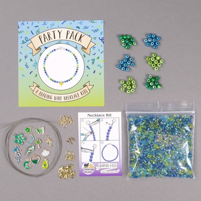 Party Kit - Beading Wire - Blue & Green 