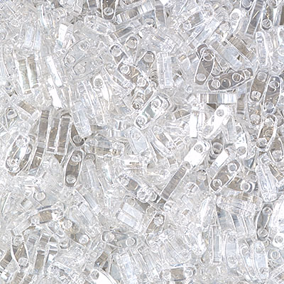QTL-160:  Crystal Luster Miyuki Quarter Tila Bead 