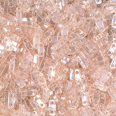QTL-365:  Light Shell Pink Luster Miyuki Quarter Tila Bead - Discontinued 