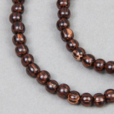 RN-0003:  Old Palmwood Round 4-5mm 