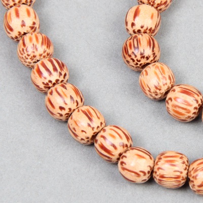 RN-0025:  Palmwood Round 8mm 