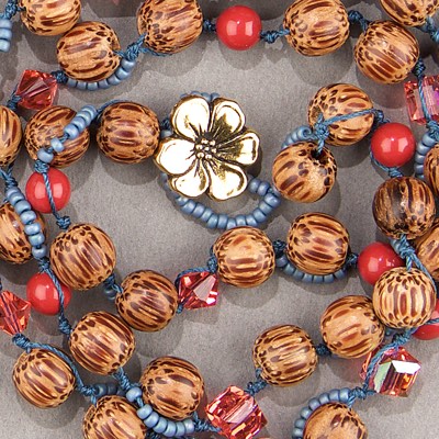 RN-0025:  Palmwood Round 8mm - RN-0025