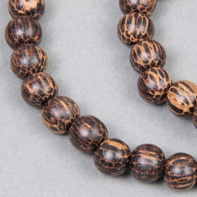 RN-0033:  Old Palmwood Round 8mm 
