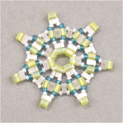 SB-143FR:  Miyuki 4mm Square Bead Matte Transparent Chartreuse AB - SB-143FR*