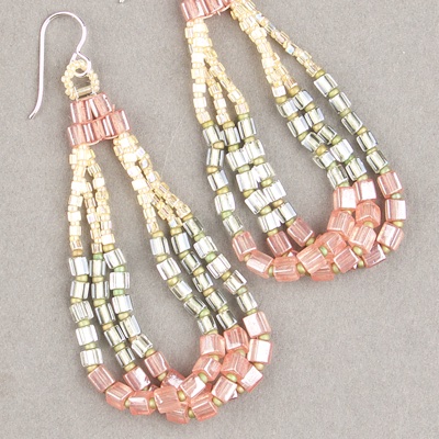 SB-366:  Miyuki 4mm Square Bead Shell Pink Luster - SB-366*